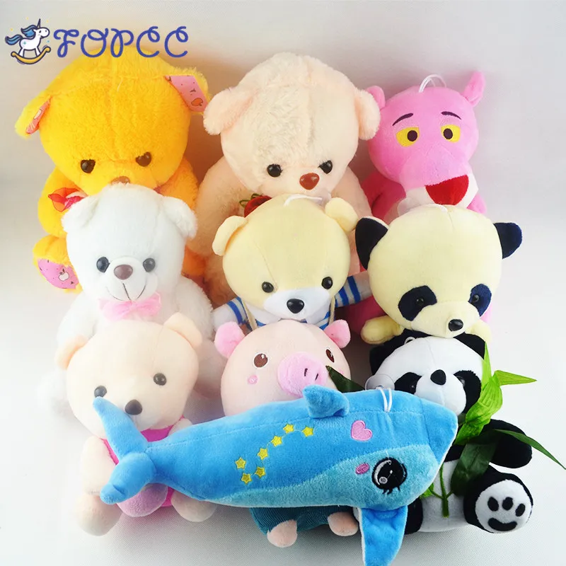 

LED Teddy Bear Creative Light Up Dolphin Stuffed Animal Plush Toy Colorful Glowing Teddy Bear Christmas Gift for Kids Girl's toy