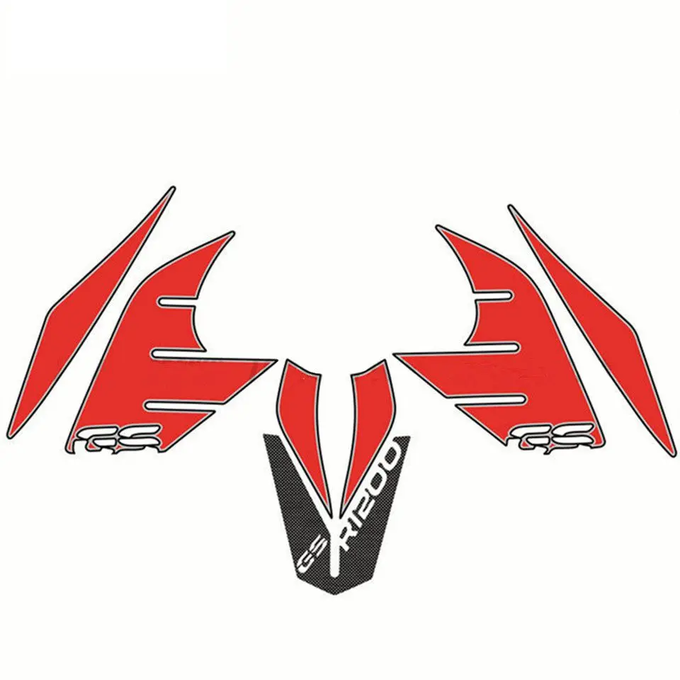 Motorcycle Fender Beak Fuel Tank 3D Silicone Sticker Cover Decal TANK PAD for BMW R1200GS ADV | Автомобили и мотоциклы