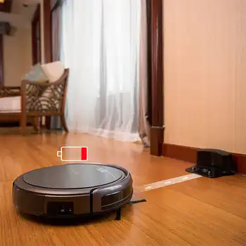 ILIFE A4s Robot Vacuum Cleaner Powerful Suction for Thin Carpet & Hard Floor Large Dustbin Miniroom Function Automatic Recharge