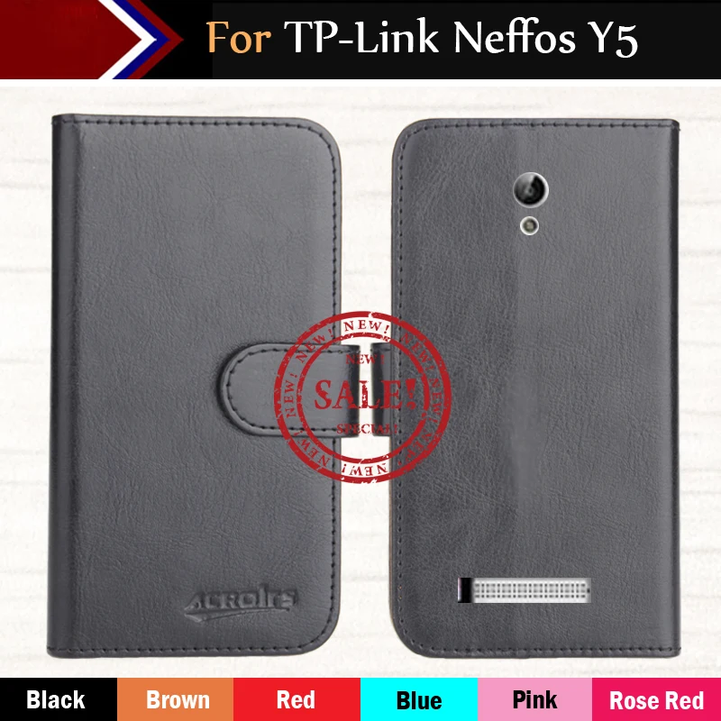 

Factory Direct! TP-Link Neffos Y5 Case 6 Colors Ultra-thin Leather Exclusive 100% Special Phone Cover Cases+Tracking