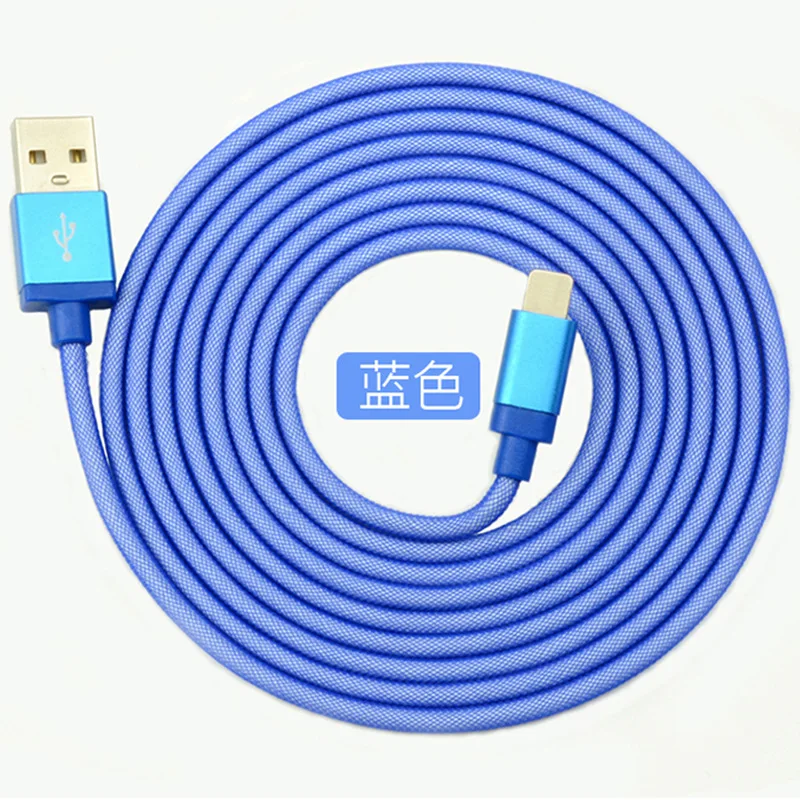 الصانع الجملة نوع-C شباك صيد كابل نقل بيانات الموسعة USB-C الهاتف المحمول تهمة كابل شحن 2A النايلون مضفر سلك