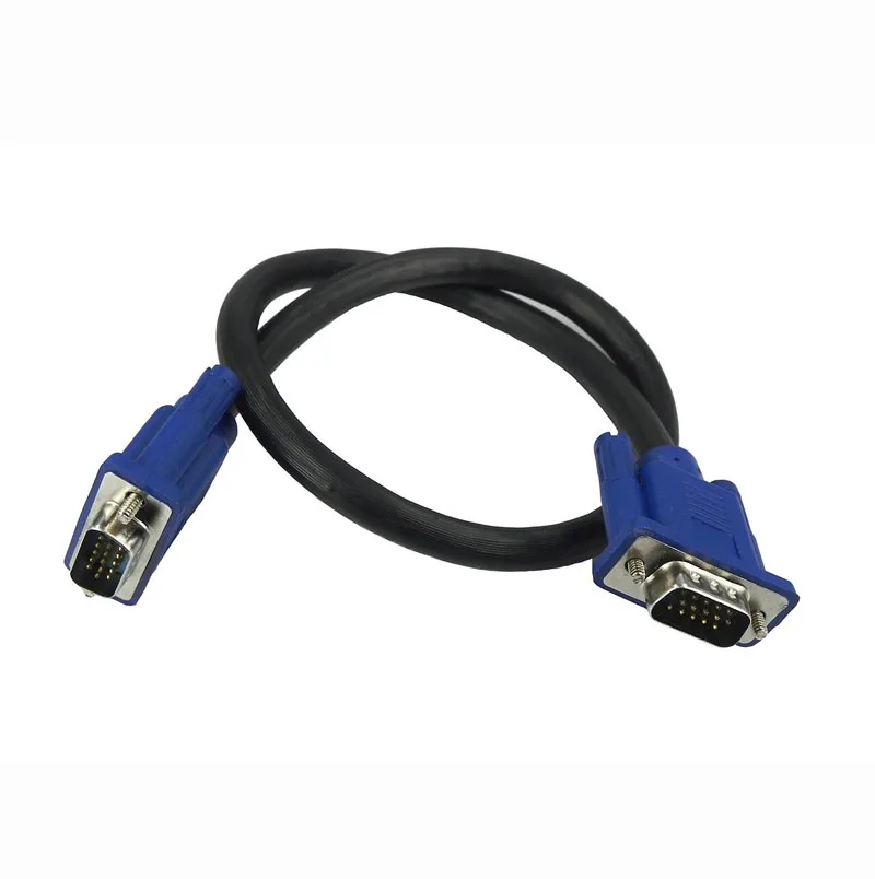 50cm/19.69" 15Pin VGA SVGA D Sub HD15 Male to Male M/M Short Monitor