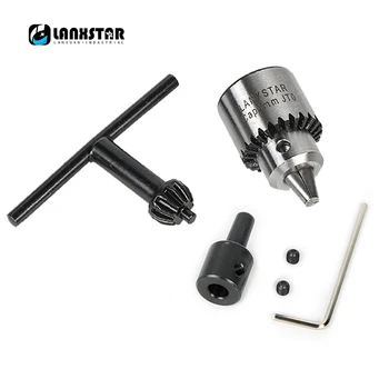 

Lanxstar Mini Electric Drill Chucks Mount JTO Taper For Lathe PCB Drill Bits Presses for 6mm Motor Shaft Rotary Tools