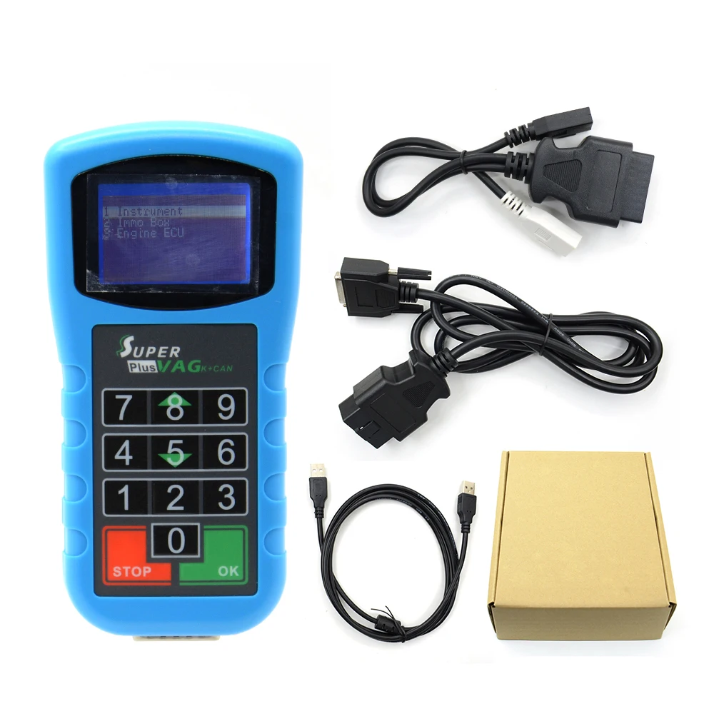 

Car Diagnostic Scanner Super VAG K+CAN Plus For Volkswagen Audi Testing Instruments Diagnosis Mileage Correction Pin Code Meter
