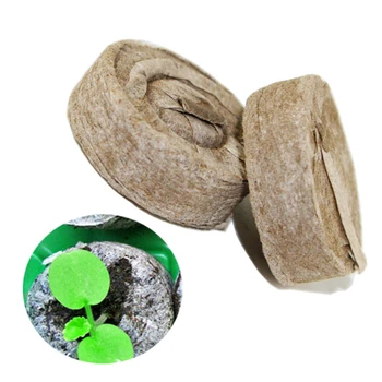 

12/32pcs 30mm Seedling Soil Block Peat Pellets Seed Starting Plugs Pallet Professional Easy To Use Drop Shipping