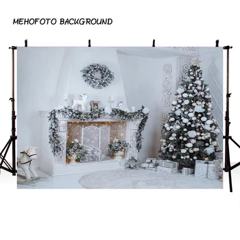 

MEHOFOTO Thin vinyl photography backgrounds Christmas fireplace snowflake backdrop photocall new photobooth photo backgrounds