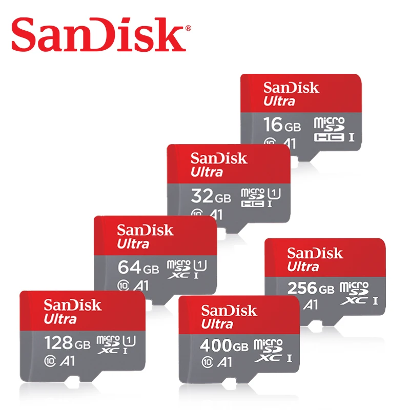 SanDisk SanDisk Ultra microSD UHS I Card 64GB 128GB 200GB 256GB 400GB 32GB 16GB Memory Card ...