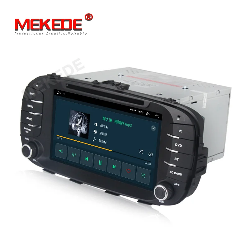 Top 7" Quad-Core Android 9.1 2GB RAM 3G 4G WIFI DAB+ RDS Car DVD Multimedia Player Radio Stereo For Kia Soul 2014 2015 2016 2017 3