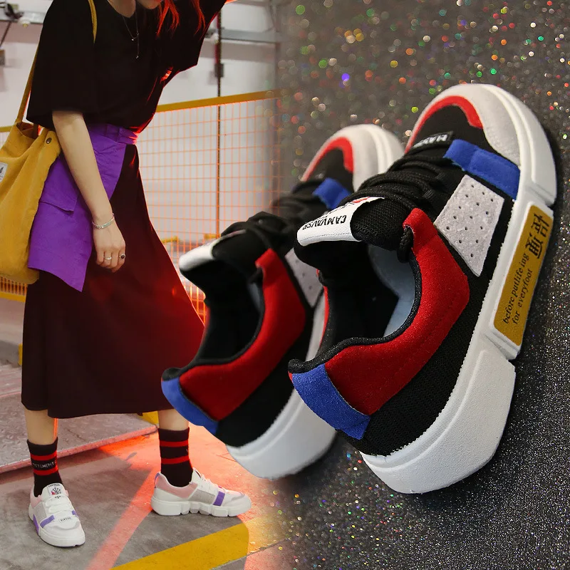 

Net red ins super fire old shoes female Korean students Harajuku style 2018 new ulzzang