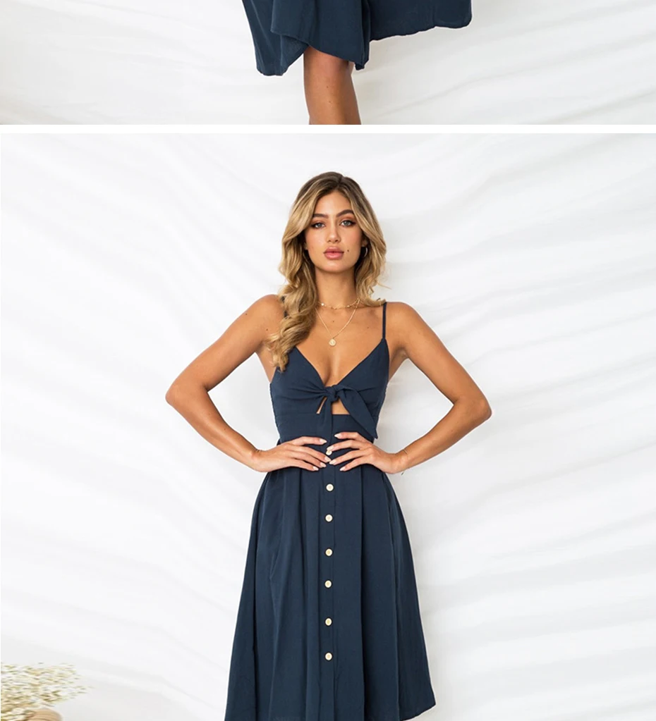 beach dresses midi length