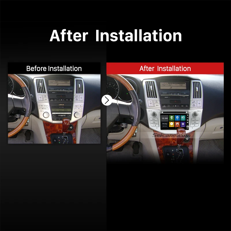 Seicane 2 din 7 &quotавтомобильный dvd плеер для 2003 2010 Lexus RX 300 330 350 400H GPS навигация Bluetooth