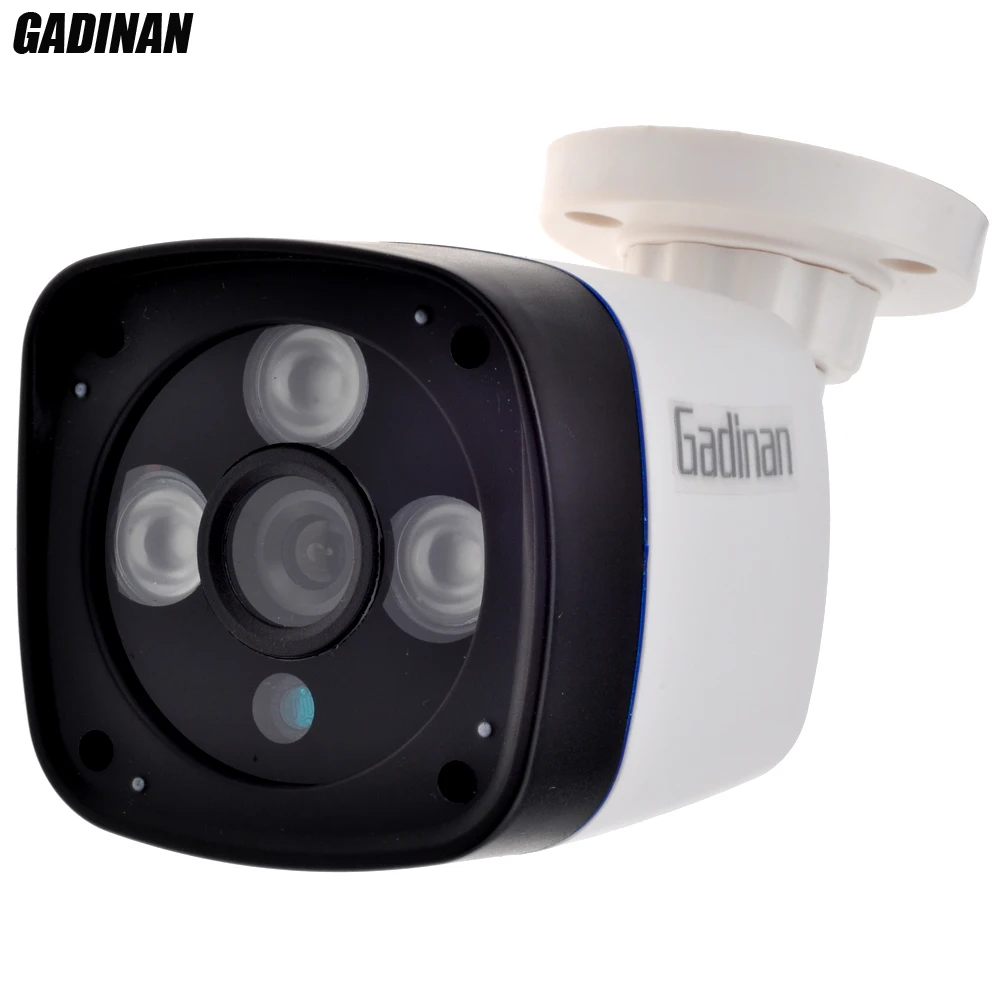 GADINAN 1080P IP Camera 15FPS P2P Outdoor Waterproof Camera CCTV Surveillance Night Vision 3pcs Array IR Cut Filter ONVIF CCTV 