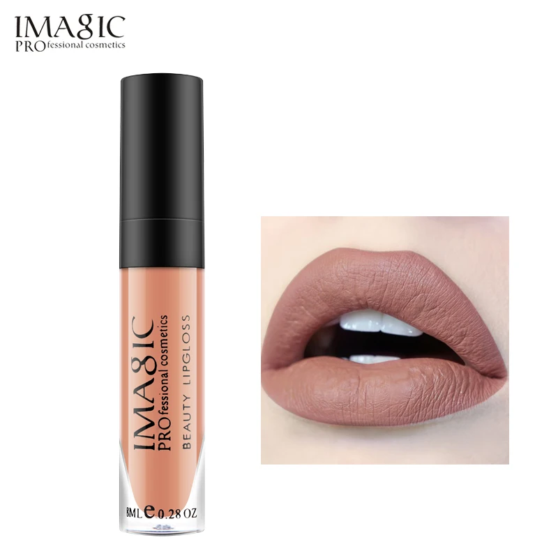 IMAGIC Matte Lipstick Makeup Tint Lip gloss Cosmetics long lasting LipsStick Make up Lips Liquid gloss Beauty Imagic Makeup