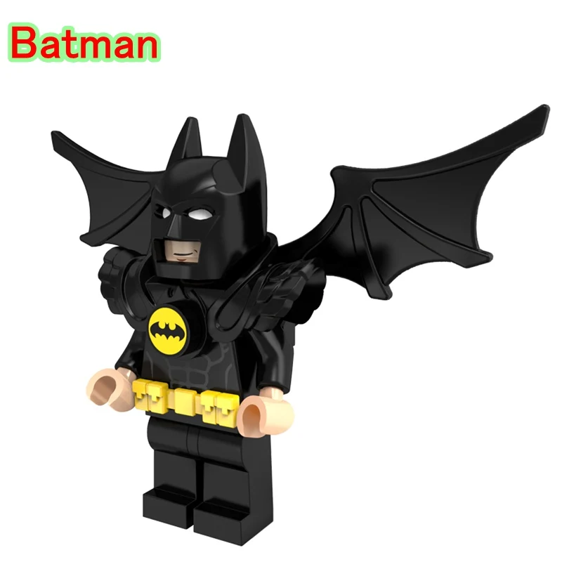 

Batman with Wing DIY Bricks Single Legoing DC Superheroes Gotham Guardian Building Blocks Toys For Children Gifts PG181
