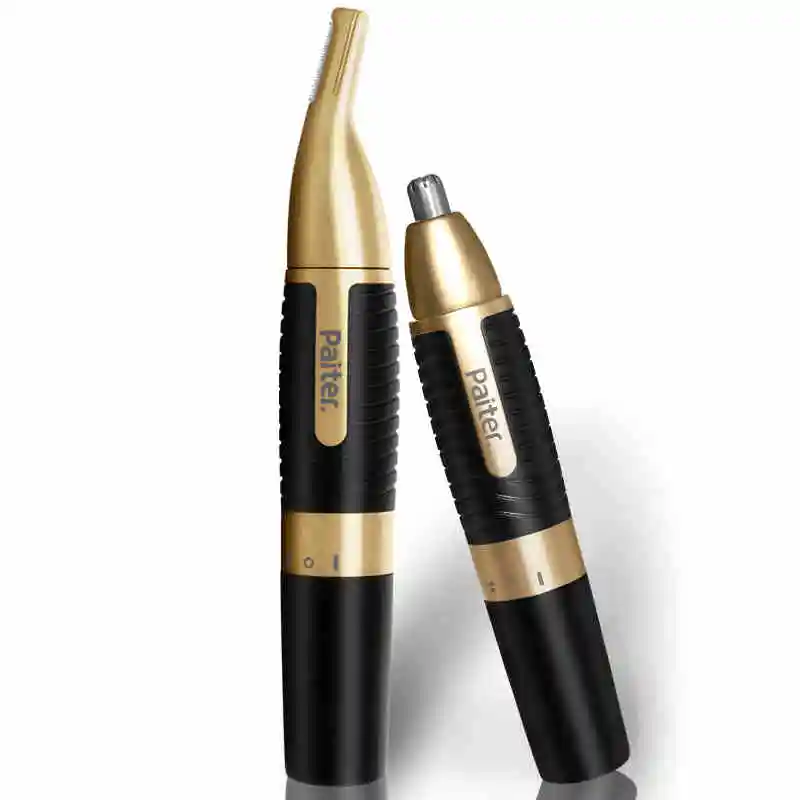 Paiter Electric Nose Ear Hair Trimmer Eyebrow Trimmer 2 in 1 both Man and Lady Use Battery