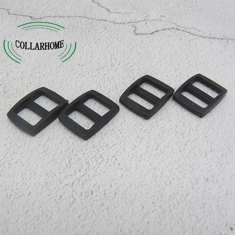 

50PCS Black Plastic Tri-glide Slides Button Bulk For 3/8 Inch (15mm) Webbing Slider Buckle for Belt Backpack and Bags