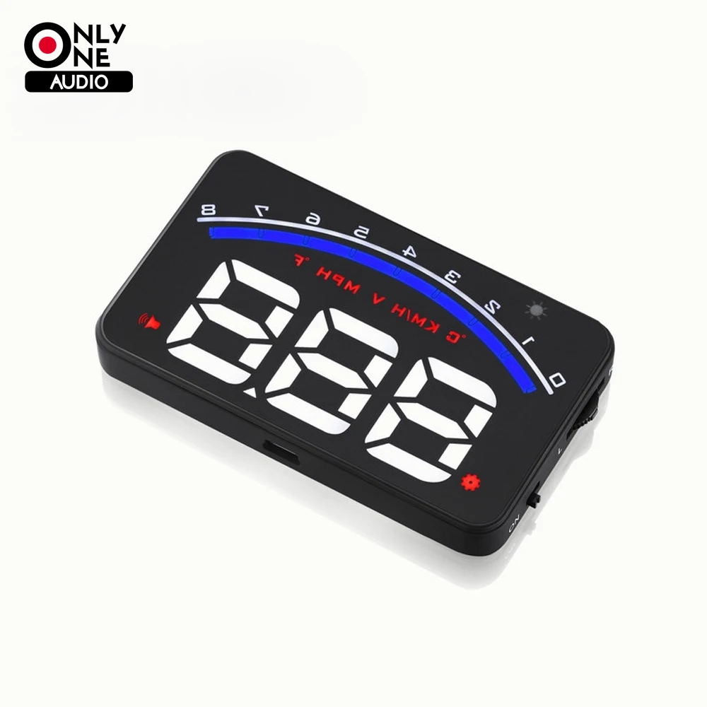 Universal M6 3'' Auto Car HUD Head Up Display Speedometers Overspeed