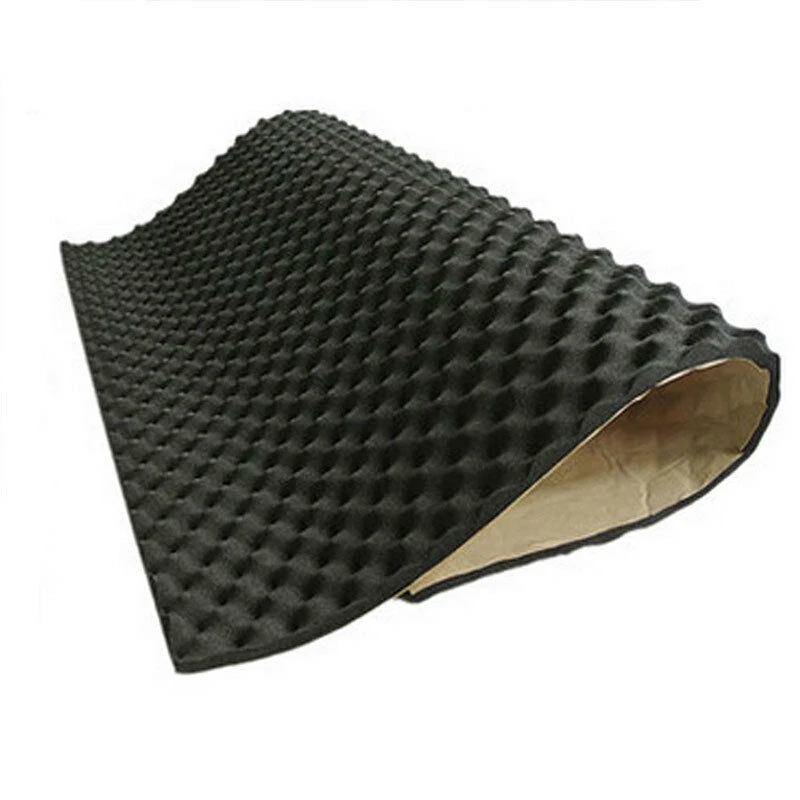 

Deadener Noise insulation Mat Foam Proofing Carpet Dampening Black Sound Acoustic 50*50*2cm High quality Reliable