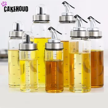 

Glass Olive Oil Jug Set Seasoning Dispenser Bottle Cooking Barbecue Tool Salad Dressing Container With Stainless Steel Nozzle