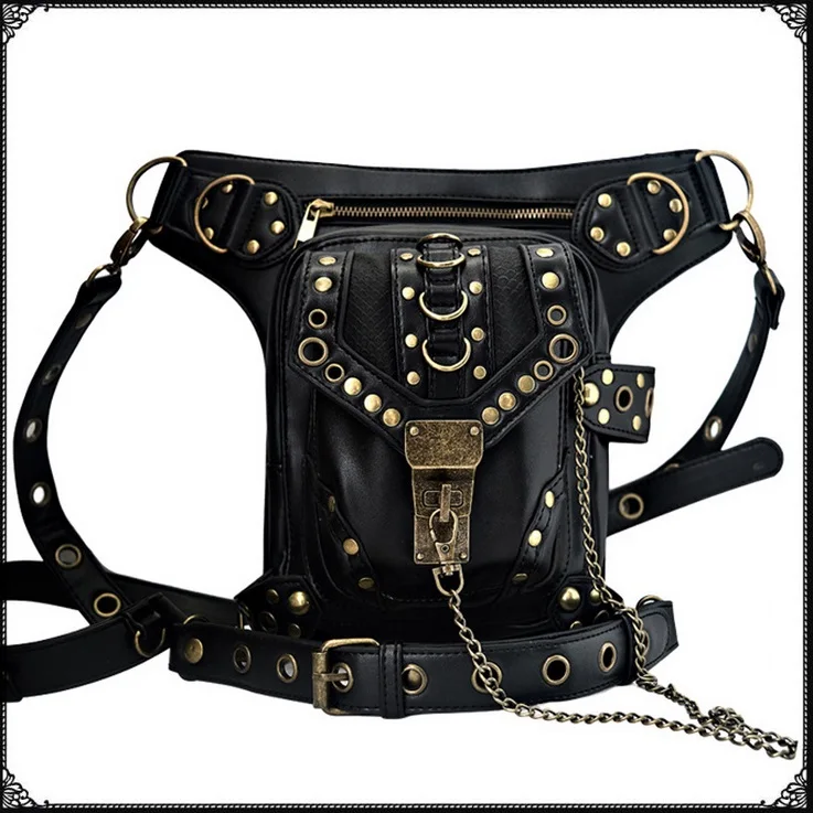Multifunctional Military vintage  Man Woman Waist Pack Weapons and Ride Leg Bag of Waterproof Drop Utility Thigh Pouch