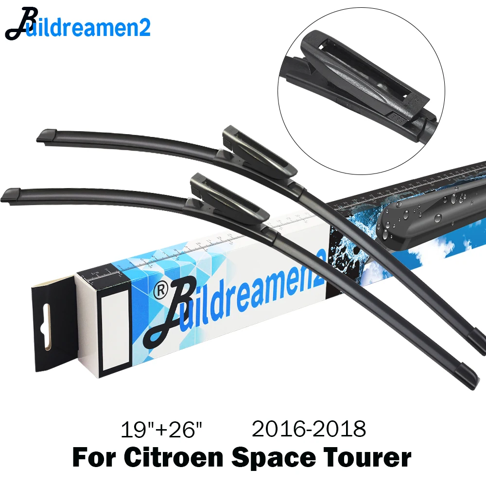 Buildreamen2 2 шт. автомобильный резиновый стеклоочиститель лобового стекла для Citroen Space Tourer