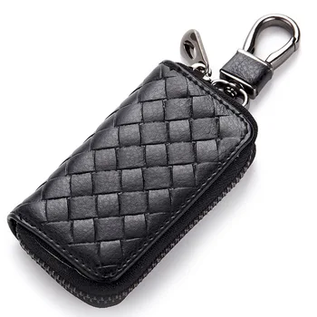 

052318 new hot women men small leather key wallet for car man fashion key bag