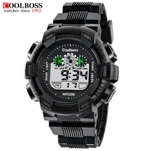 Роскошные Брендовые мужские спортивные часы цифровые светодиодные милитари мужские модные повседневные электронные наручные часы relogio masculino