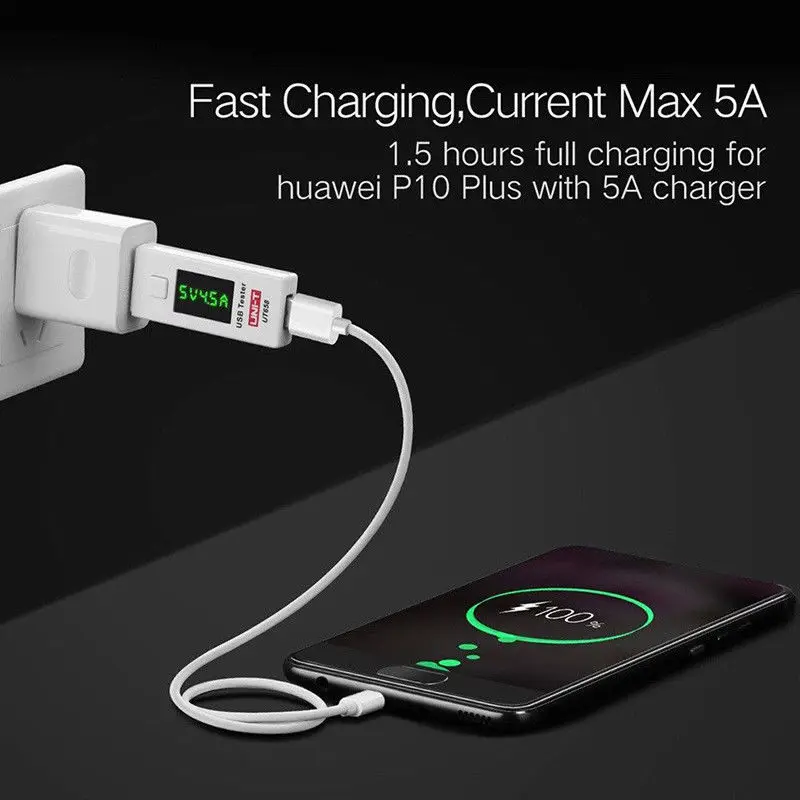 5A usb type-C кабель для huawei P30 P20 Pro Nova mate 20X10 9 P9 P10 type-C USB-C Sync Super charger зарядный кабель