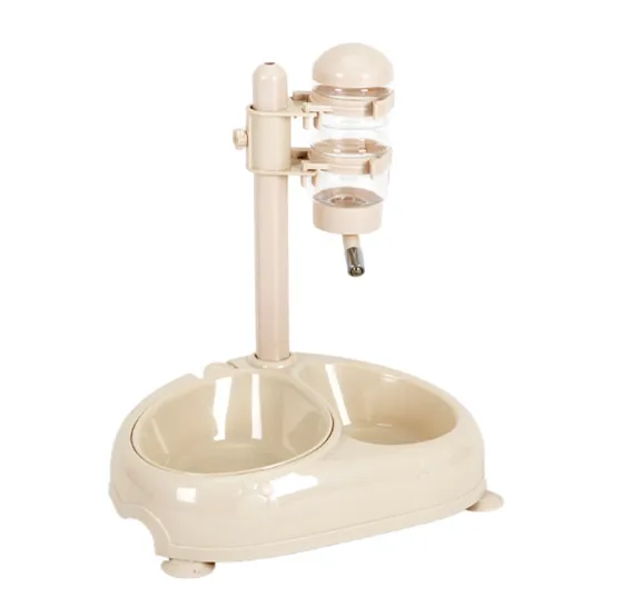 

4Color Pet Dog Automatic Feeder Water Drinker Food Dispenser Teddy Cat Bowl