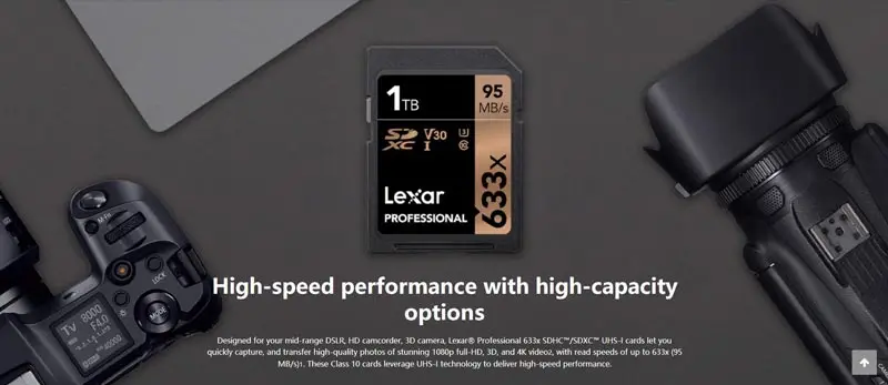 Рекламные 2019 Lexar Professional SD Card 16 GB 32 ГБ, 64 ГБ и 128 ГБ 256G Class10 U1/U3 V10/V30 SDHC/SDXC дропшиппинг карты памяти