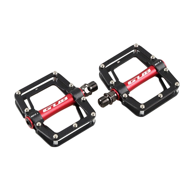 

2x Flat Pedals Platform for Road Mountain Bike Aluminum Sealed Bearing