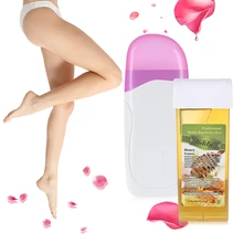 3 in 1Hair Removal Machine Wax Heater Cartridge Epilator Roll-On Depilatory Heater Waxing Paper Mini Depilatory Wax Epilator Set