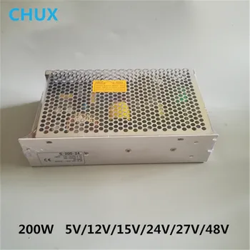

CHUX 200W Switching Power Supply 48v for LED Strip light AC to DC Single Output Switch Power SMPS 5v 12v 24v 15v 27v