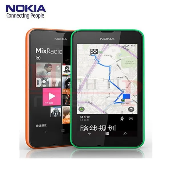 Оригинальный разблокирована Nokia Lumia 530 4 ядра Dual Sim окно телефон оперативная память 512 МБ Встроенная ГБ 5MP камера мобильный телефон 3G WCDMA