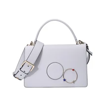 New fashion zipper buckle box shape Calfskin luxury handbags women bags designer simple diamond single shoulder Messenger bag