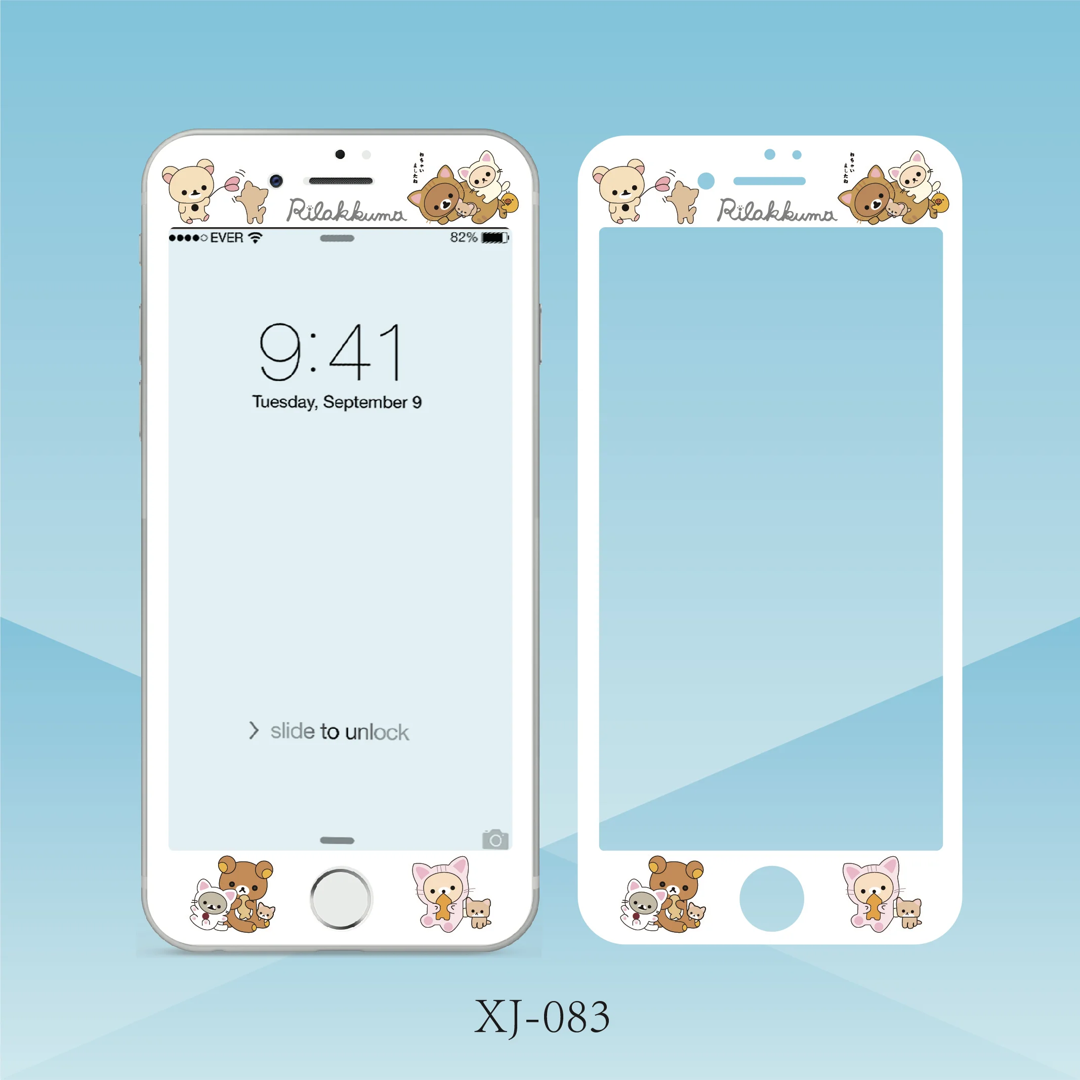 Закаленное стекло для iPhone 6 6s 7 8 Plus защита экрана 9H 3D защитная пленка с мультяшным
