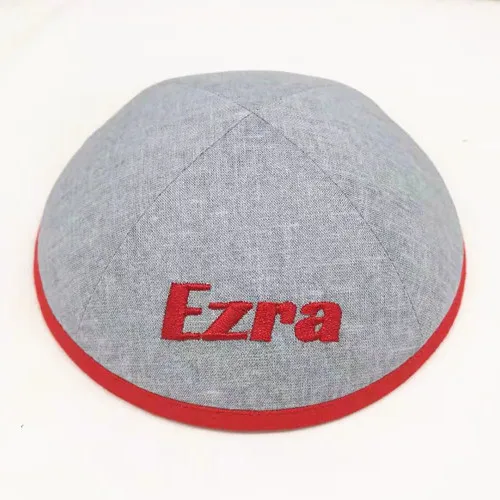 Изготовленные на заказ продукты Kippot kippah yarmulke 19 см Imprint Kipa еврей Кепка kullies Beanies