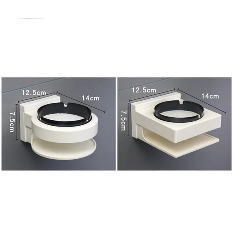 Bathroom Ash bin wall mounted ashtray outside pub garden office smoking box tray cigarett Ashtrays #4A02 (3)