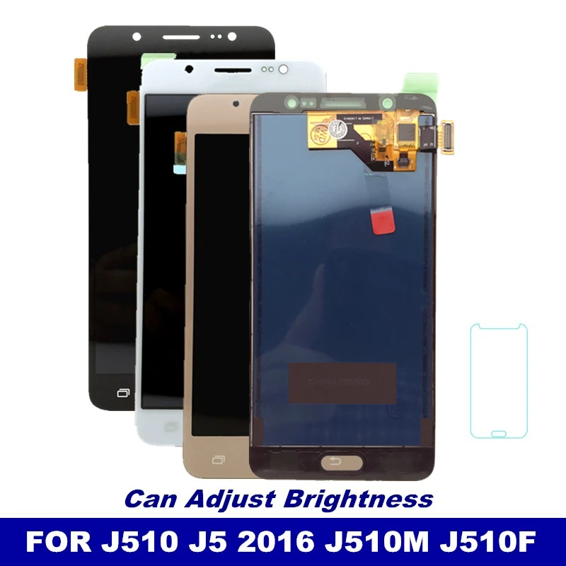 

For Samsung Galaxy J5 2016 J510 J510F J510M J510G LCD Replacement Display Touch Screen Digitizer Assembly can Adjust Brightness