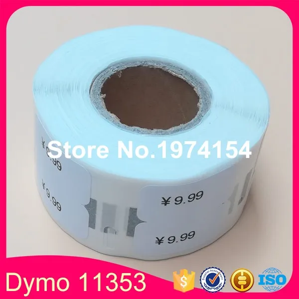 3 совместимые рулоны Dymo 11353 этикетка 12 мм * 24 1000 шт./рулон совместимый с LabelWriter 400 450