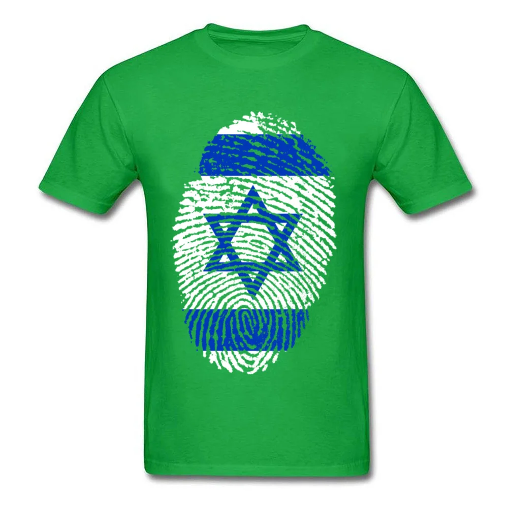 Israel Flag Fingerprint_green