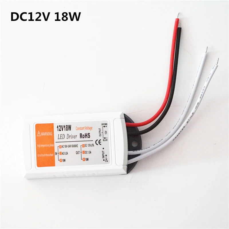 1 шт. AC 90-240 V 110V 220V DC/DC 12V LED трансформаторы 18W 28W 48W 72W фары для 100W Светодиодный драйвер адаптер для блок питания светодиодной ленты