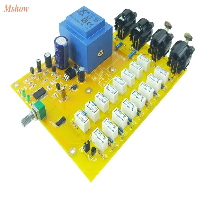 

HiFi Relay Volume Controller XLR Balanced Preamp Passive Preamp 256 step adjust