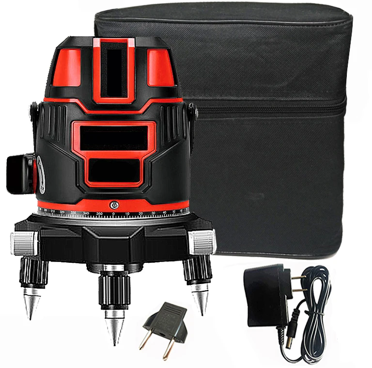 Red Laser Level 360 Rotary 360 Self leveling Tilt Function Outdoor EU