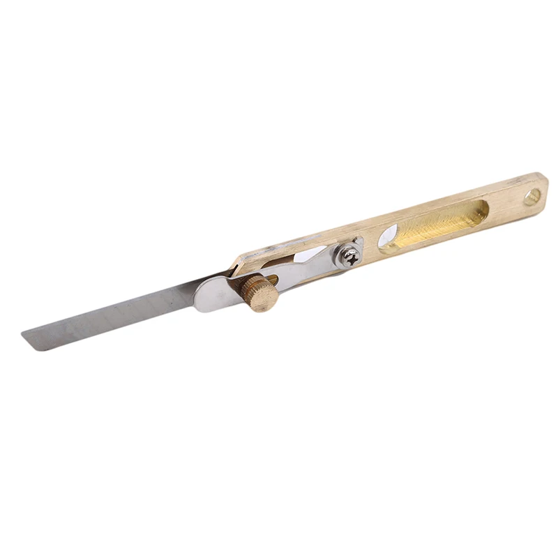 Латунный кожаный резак для позиционирования DIY режущий нож режущий инструмент медный Обрезной нож кожаный инструмент для рукоделия
