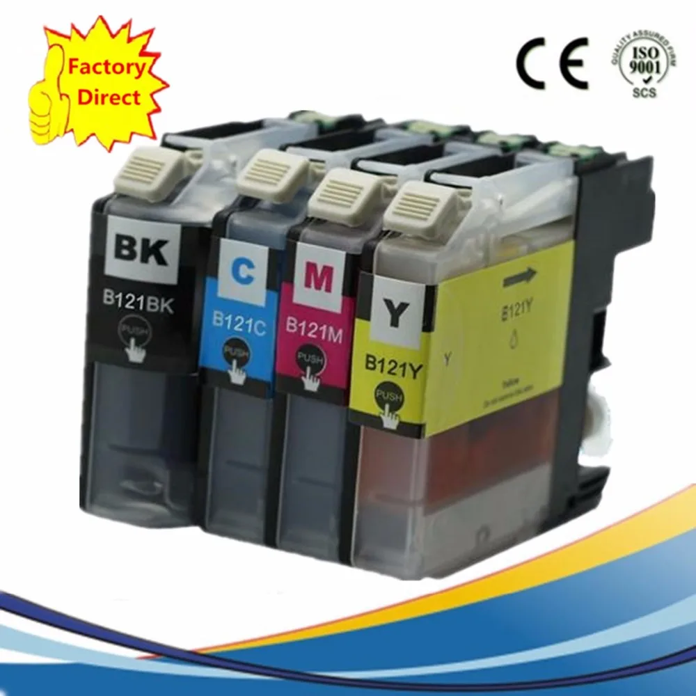 Запасные чернильные картриджи LC121BK LC121 LC121XL|ink cartridge|replacement cartridgebrother cartridge |