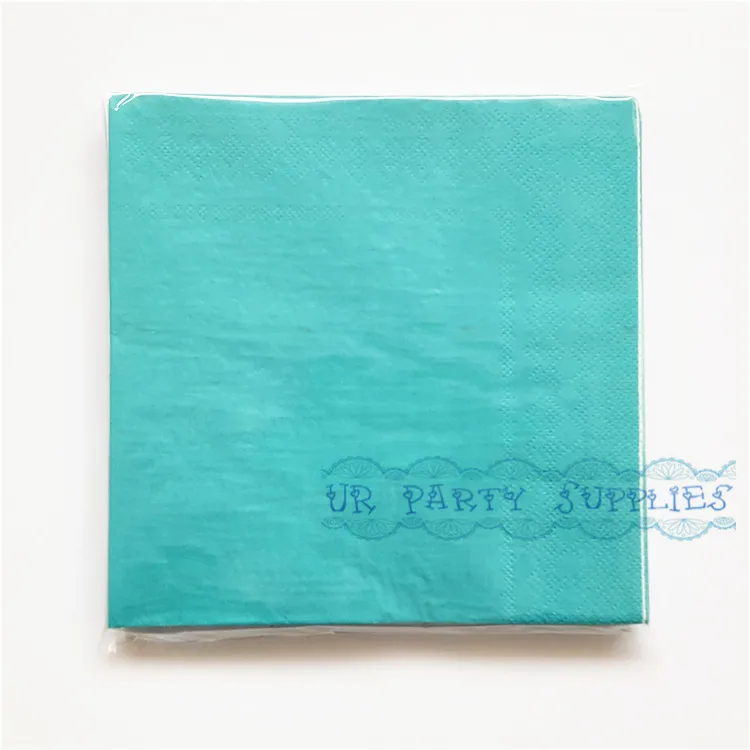 Бесплатная доставка 200 шт Аква бумажная салфетка Свадебная вечеринка 33 см