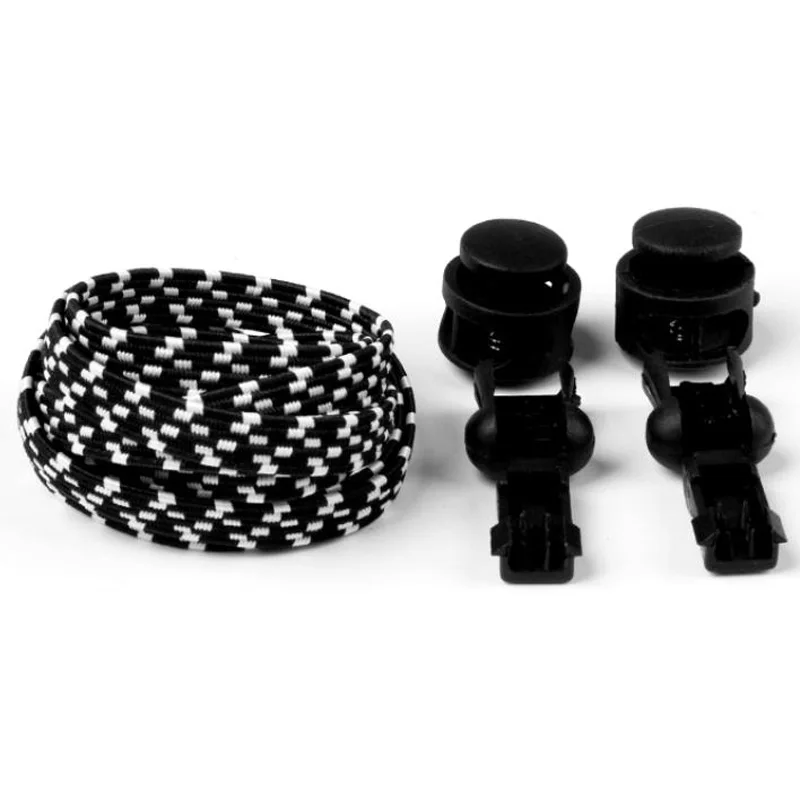 1 Pair New Products Lazy Laces Elastic Sports Flat Shoelaces Children's Adult DIY Anti-Loose Tight-fitting Free Tied Lace Buckle