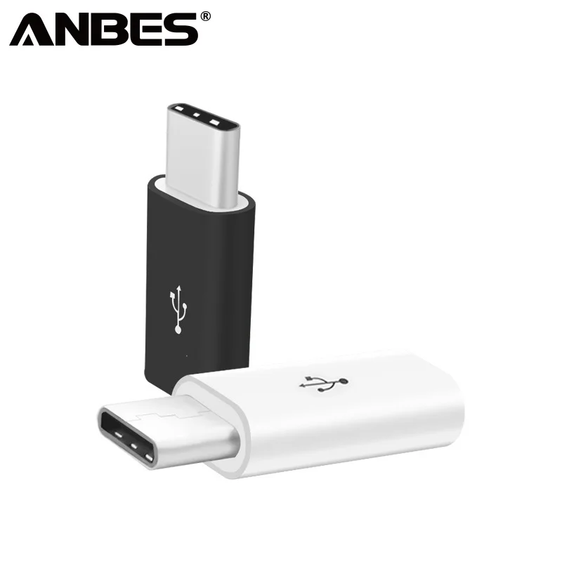 ANBES 3 Pcs Micro USB to Type C Adapter Data USB-C Fast Charging Connector for Samsung Galaxy S6 |
