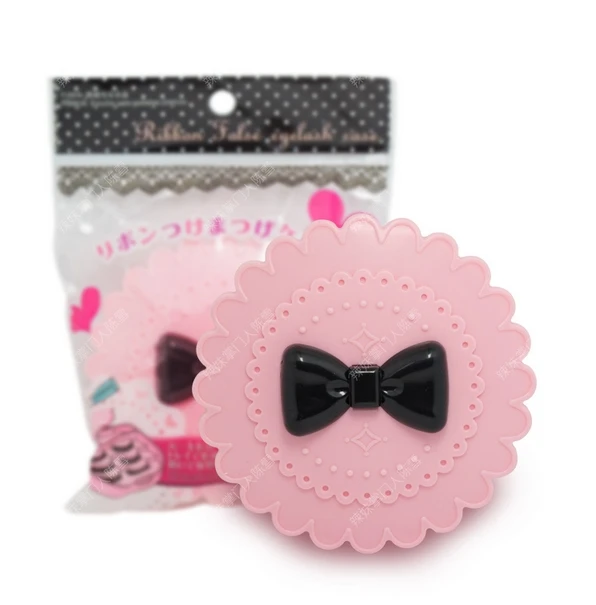 

Eyelash box Japanese style bowknot false eyelash Storage Box